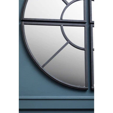Cosma Round Window Pane Wall Mirror - Image 3