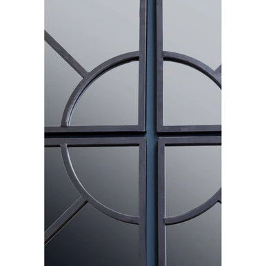 Cosma Round Window Pane Wall Mirror - Image 4