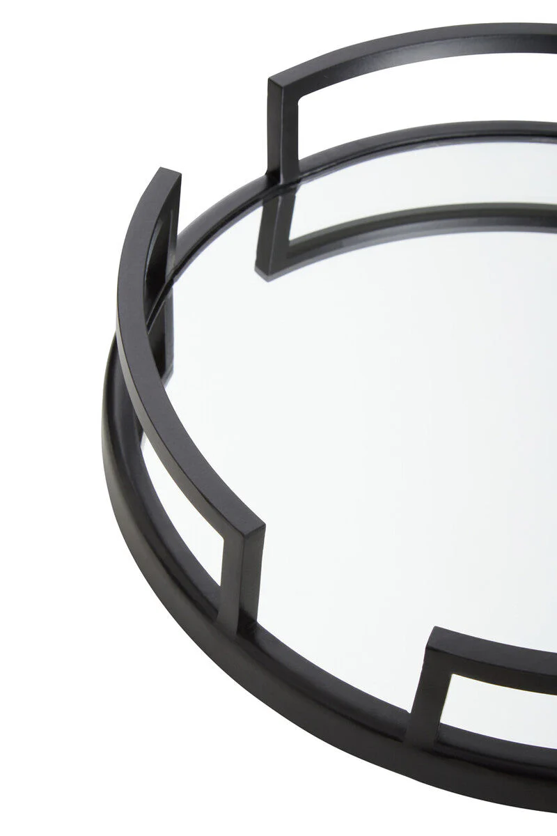 Cruzar Matte Black Mirrored Tray - Image 7