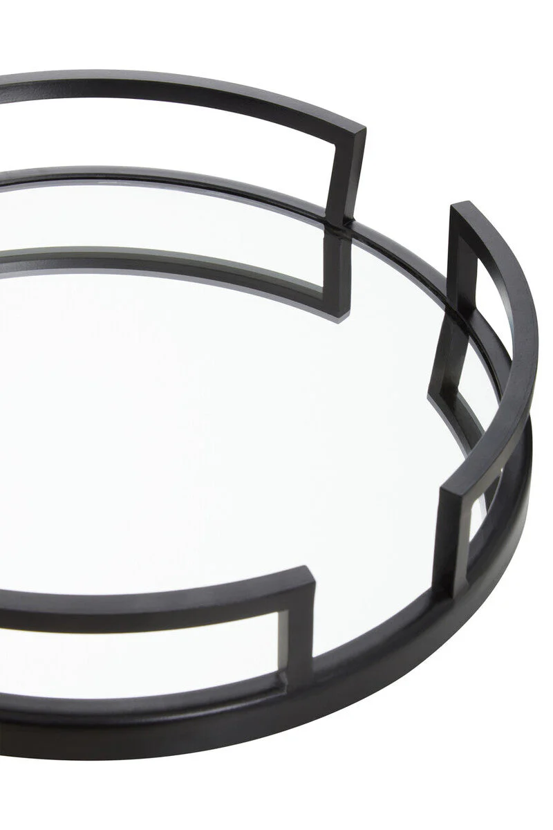Cruzar Matte Black Mirrored Tray - Image 8