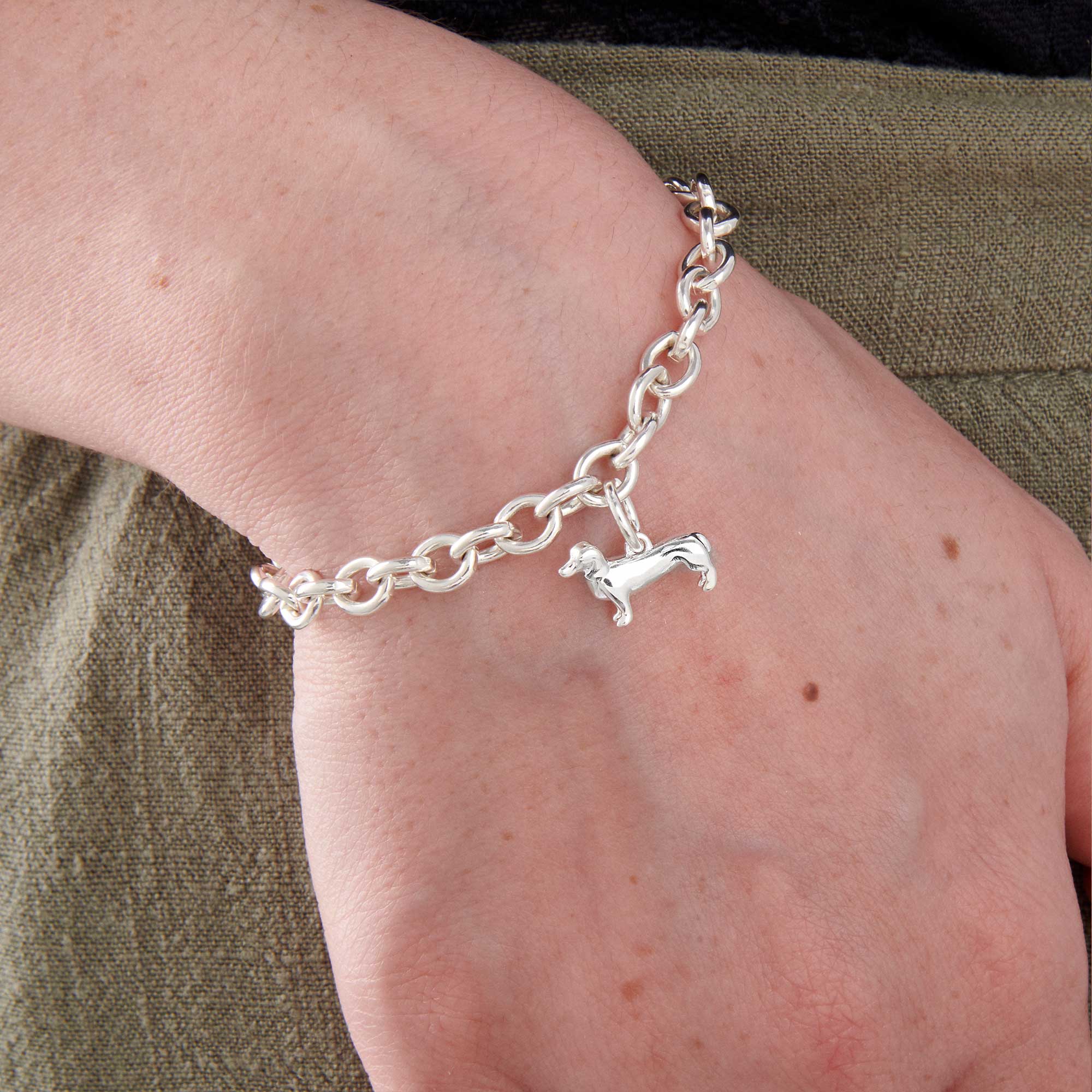Dachshund Silver Dog Charm - Image 8