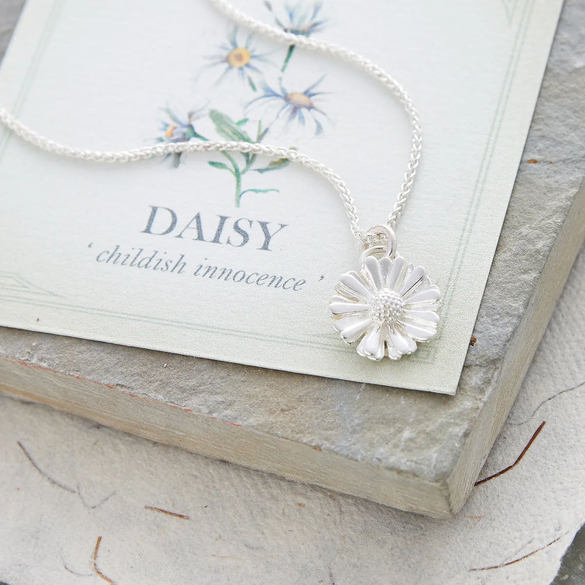 Daisy Flower Silver Charm - Image 9