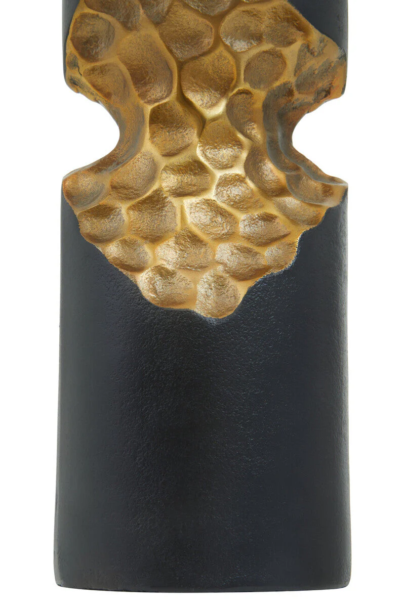 Daito Small Black and Gold Finish Candle Holder - Image 5