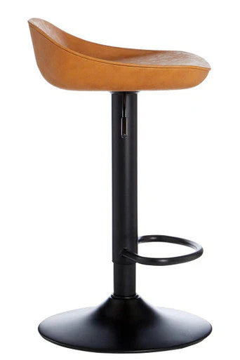 Dalston Set Of Two Camel Bar Stools - Image 4