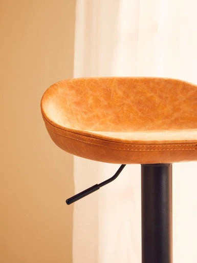 Dalston Set Of Two Camel Bar Stools - Image 6