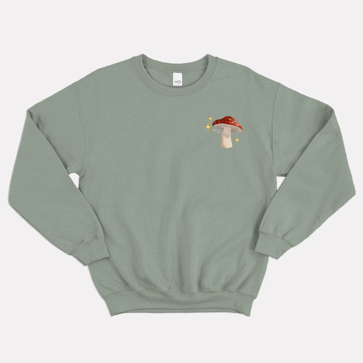 Dark Forest Mushroom Sweatshirt (Unisex) - Image 4