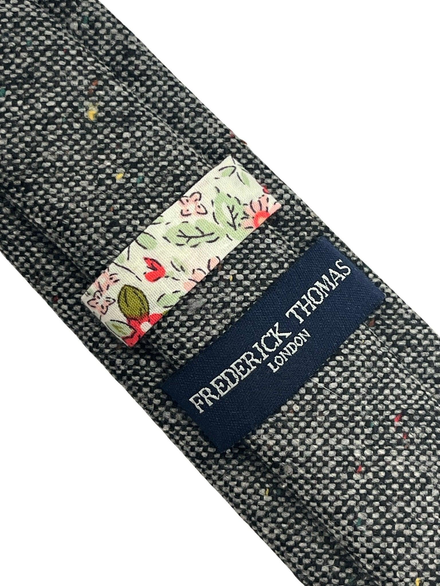 dark grey speckled tie - Image 3
