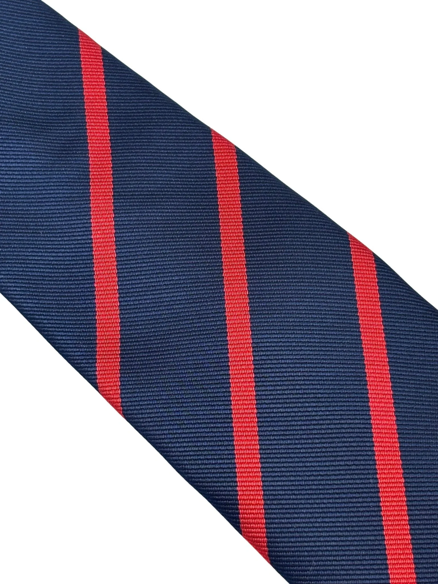 dark navy blue and red striped tie - Image 3