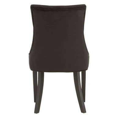 Daxton Black Velvet Dining Chair - Image 7