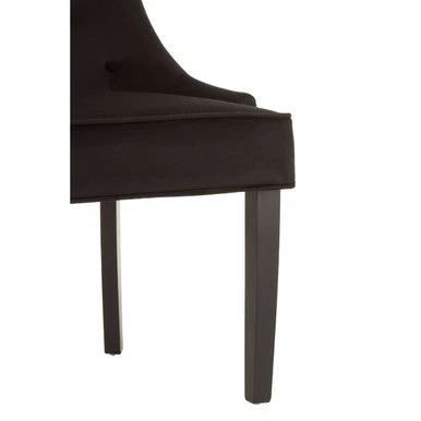 Daxton Black Velvet Dining Chair - Image 9