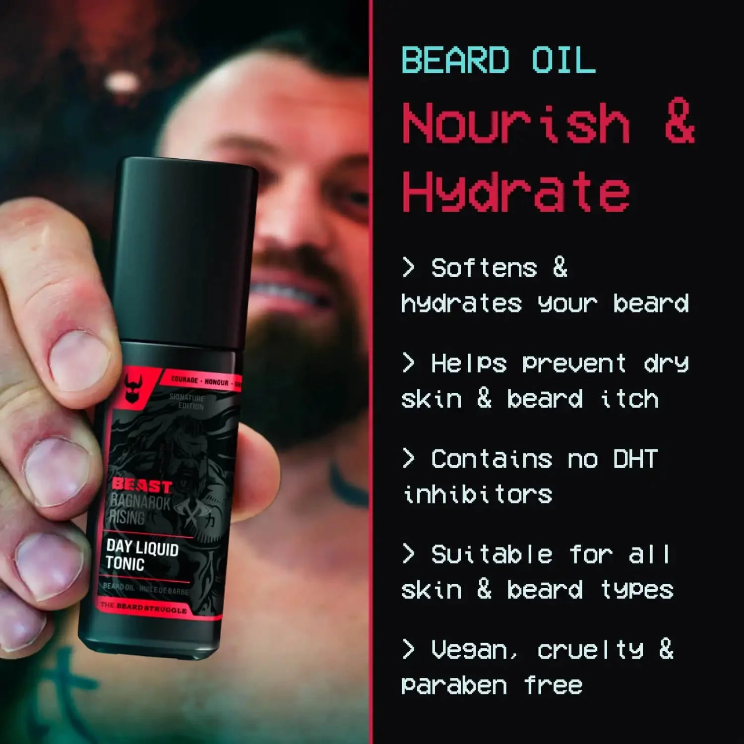 Day Liquid Beard Oil - Beast - Image 2