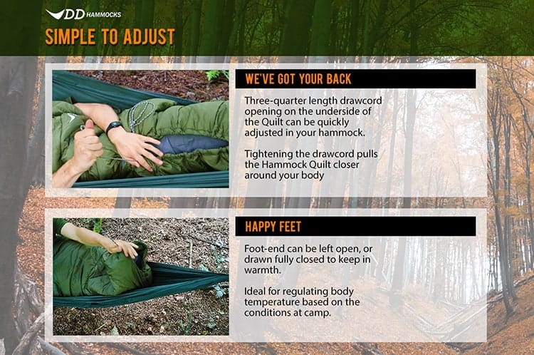 DD Hammock Quilt - Olive Green - Image 6