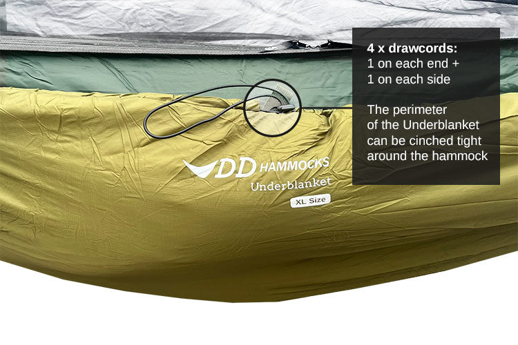 DD Hammock Underblanket XL - Olive Green - Image 4