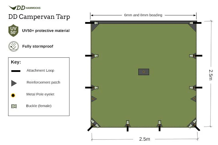 DD Hammocks Campervan Tarp - Image 4