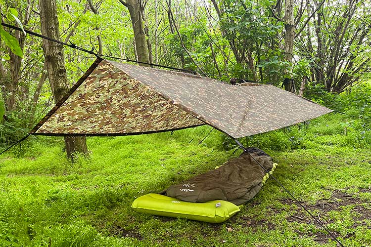 DD Hammocks Poncho Tarp - Multi Camo - Image 3