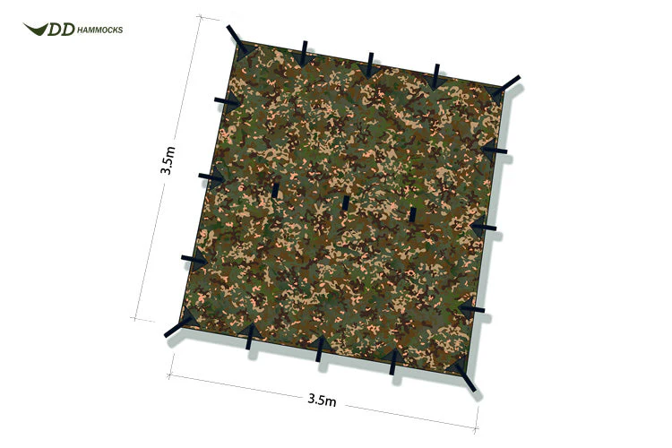 DD Large Camo Tarp 3.5m x 3.5m - Image 5