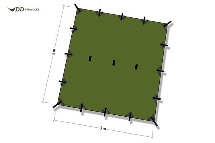 DD Tarp 3x3 (Various Colours) - Image 7