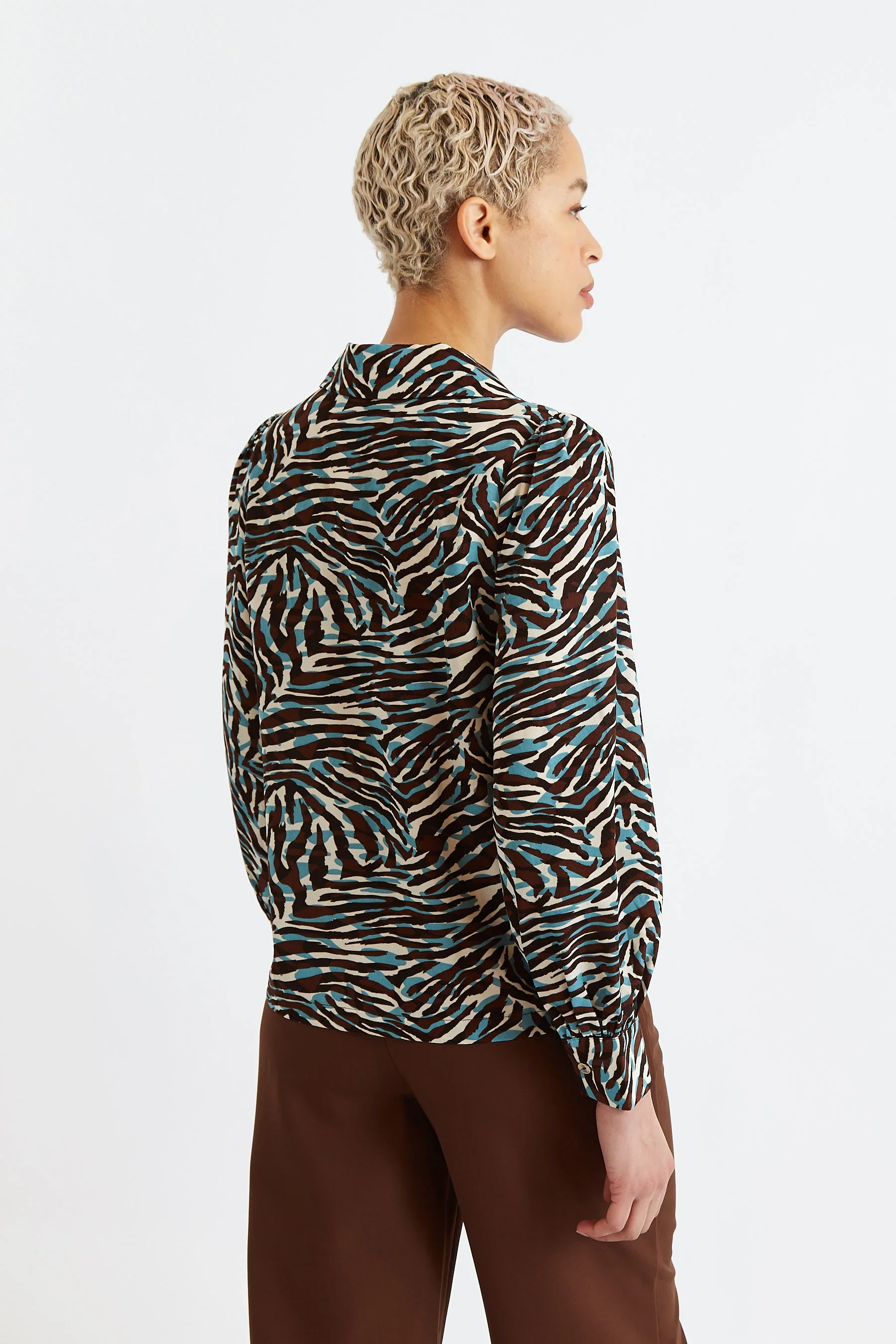 Debbi Roar Print Pop On Shirt - Image 2