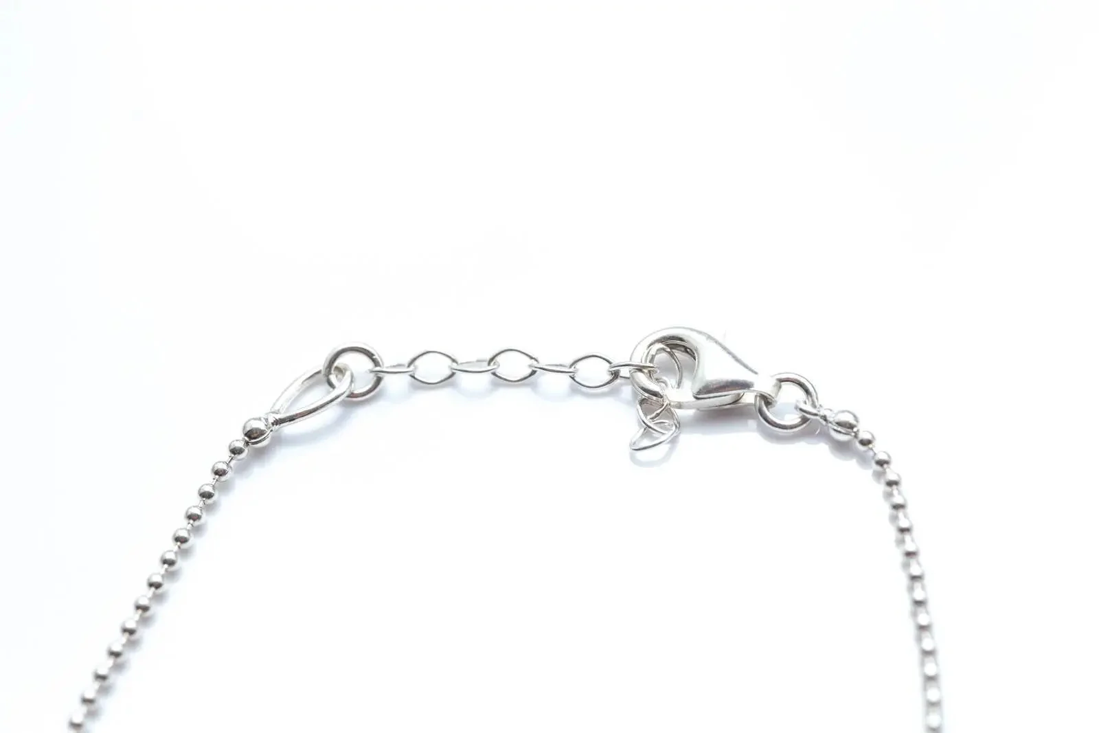 Decorative Amber & Silver Ball Bracelet - Image 4