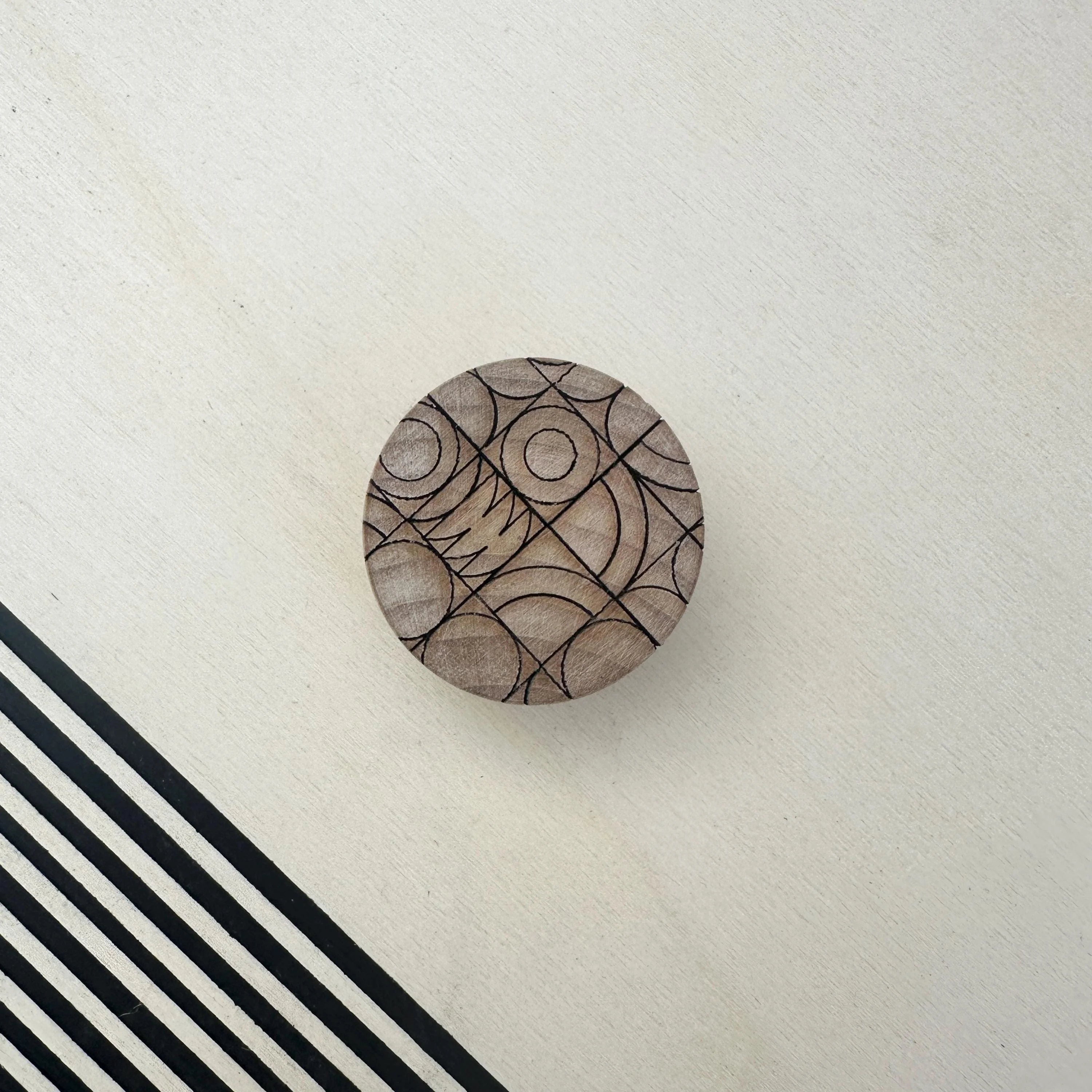 Decorative Wall Hook - Coat Hook - Wood Wall Hook - Black Hook - Image 2