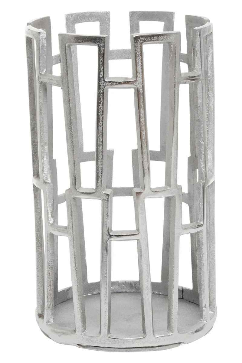 Delphi Large Silver Finish Candle Holder - Image 2