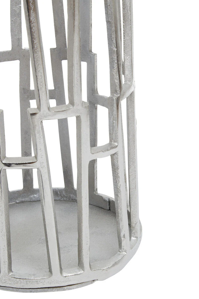 Delphi Large Silver Finish Candle Holder - Image 6