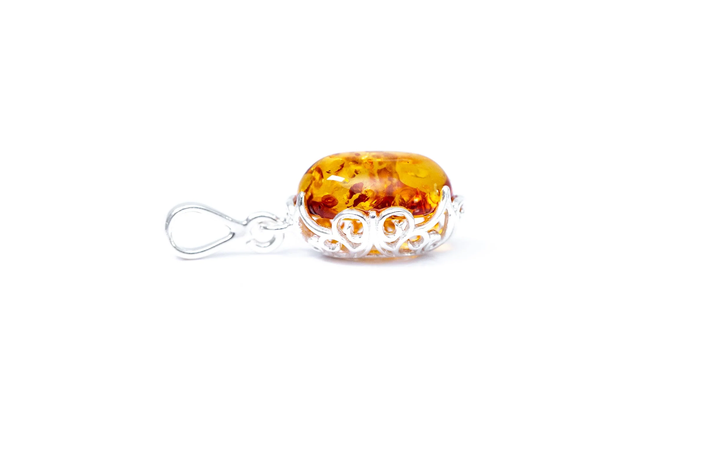 Demi Amber Drop Pendant - Image 9