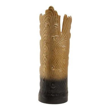 Deomali Black and Gold Finish Large Ombre Candle Holder - Image 5