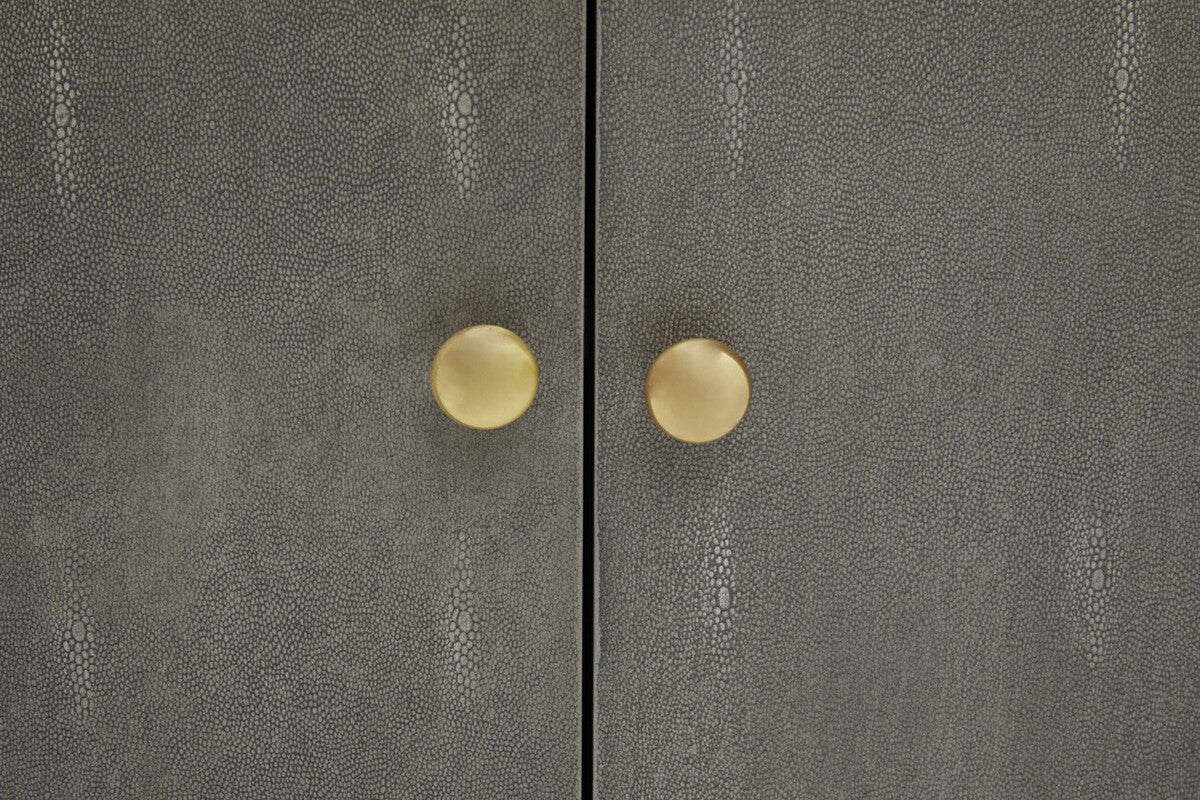 Deskey Grey Shagreen Effect Media Unit - Image 15