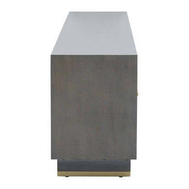 Deskey Grey Shagreen Effect Media Unit - Image 6
