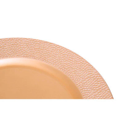 Dia Rose Gold Pebble Effect Charger Plate - Image 4