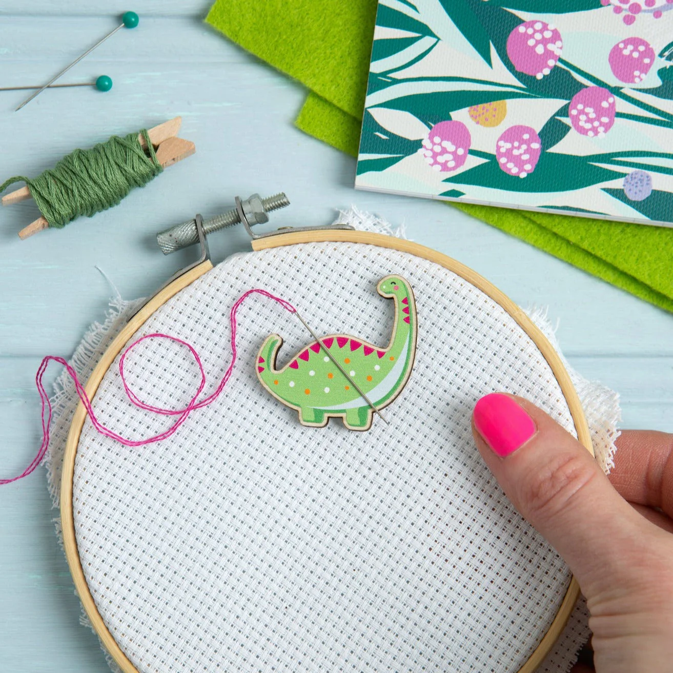 Dinosaur Magnetic Needle Minder - Image 3