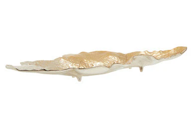 Dion Large Ombre Silver and Gold Finish Dish - Image 3