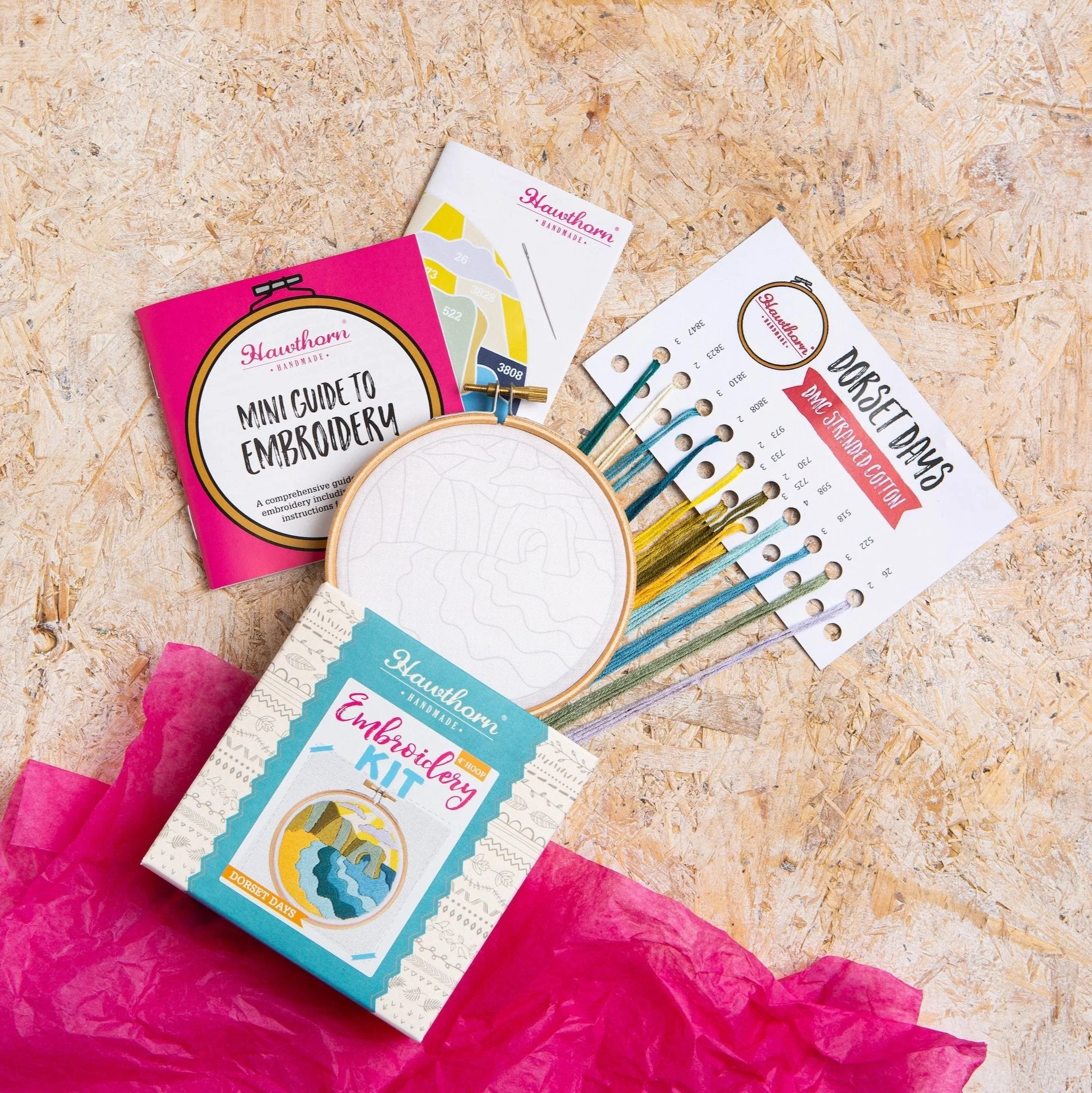 'Dorset Days' Seaside Mini Embroidery Kit for Beginners - Image 3