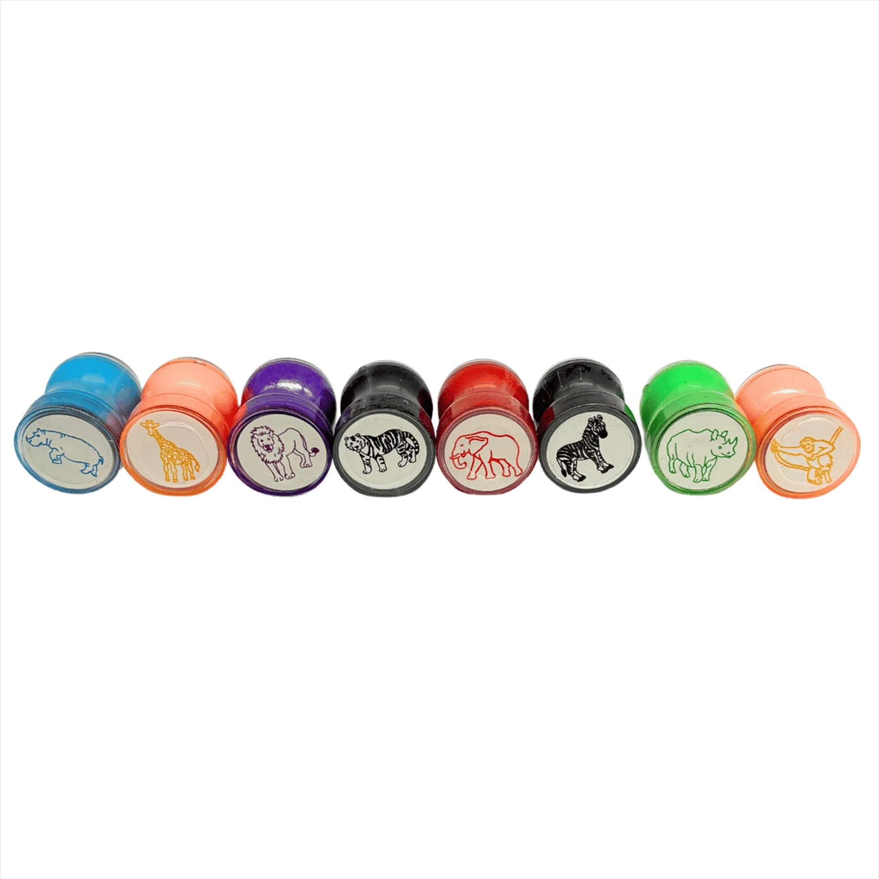 Double Sided Self Inking Wild Animal Stamper with Roller (single) - Image 4