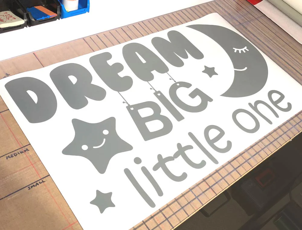 Dream Big Little One Wall Sticker – Inspirational Nursery Wall Decal for Baby - Image 7