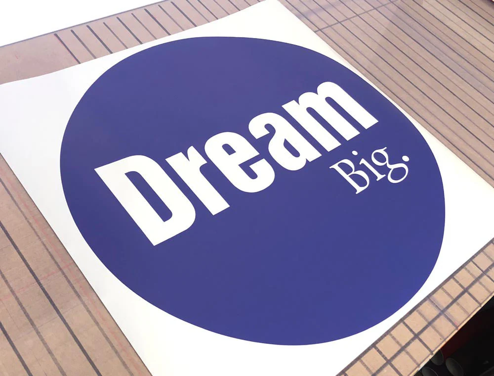 Dream Big Quote Wall Sticker - Image 2