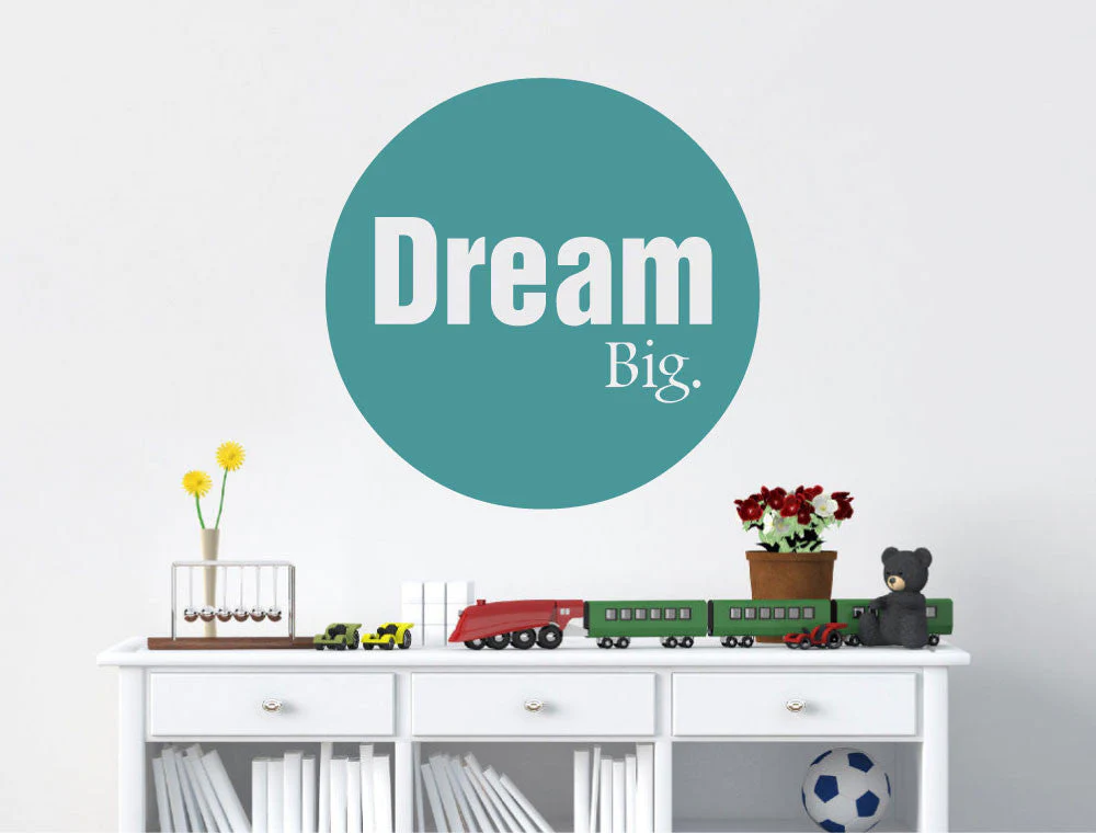 Dream Big Quote Wall Sticker - Image 3