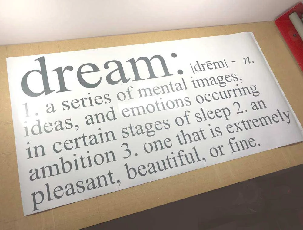 Dream definition bedroom wall sticker - Image 2