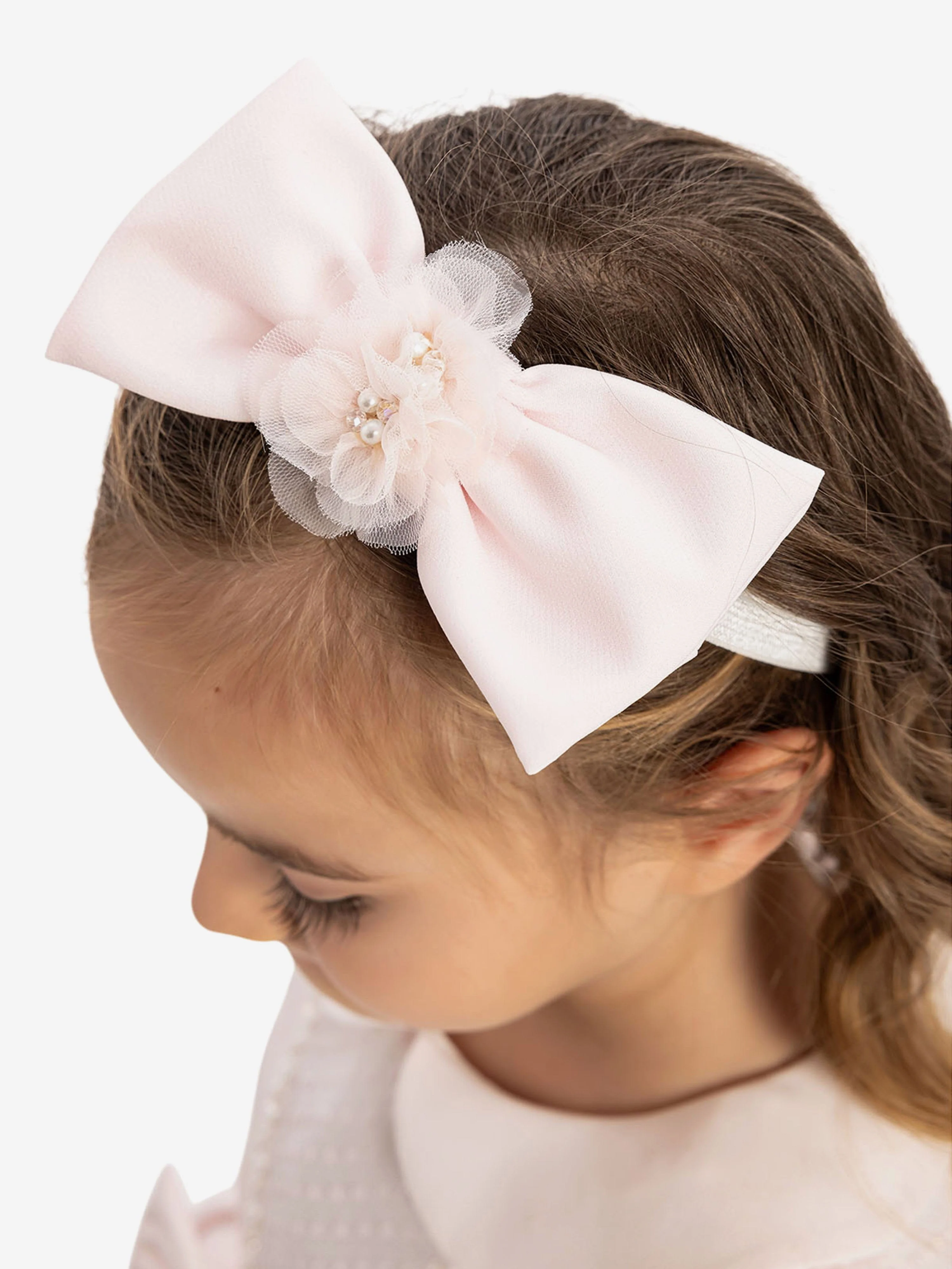 Dress & Fleur Baby Girls Dress with Headband in Pink - Image 5