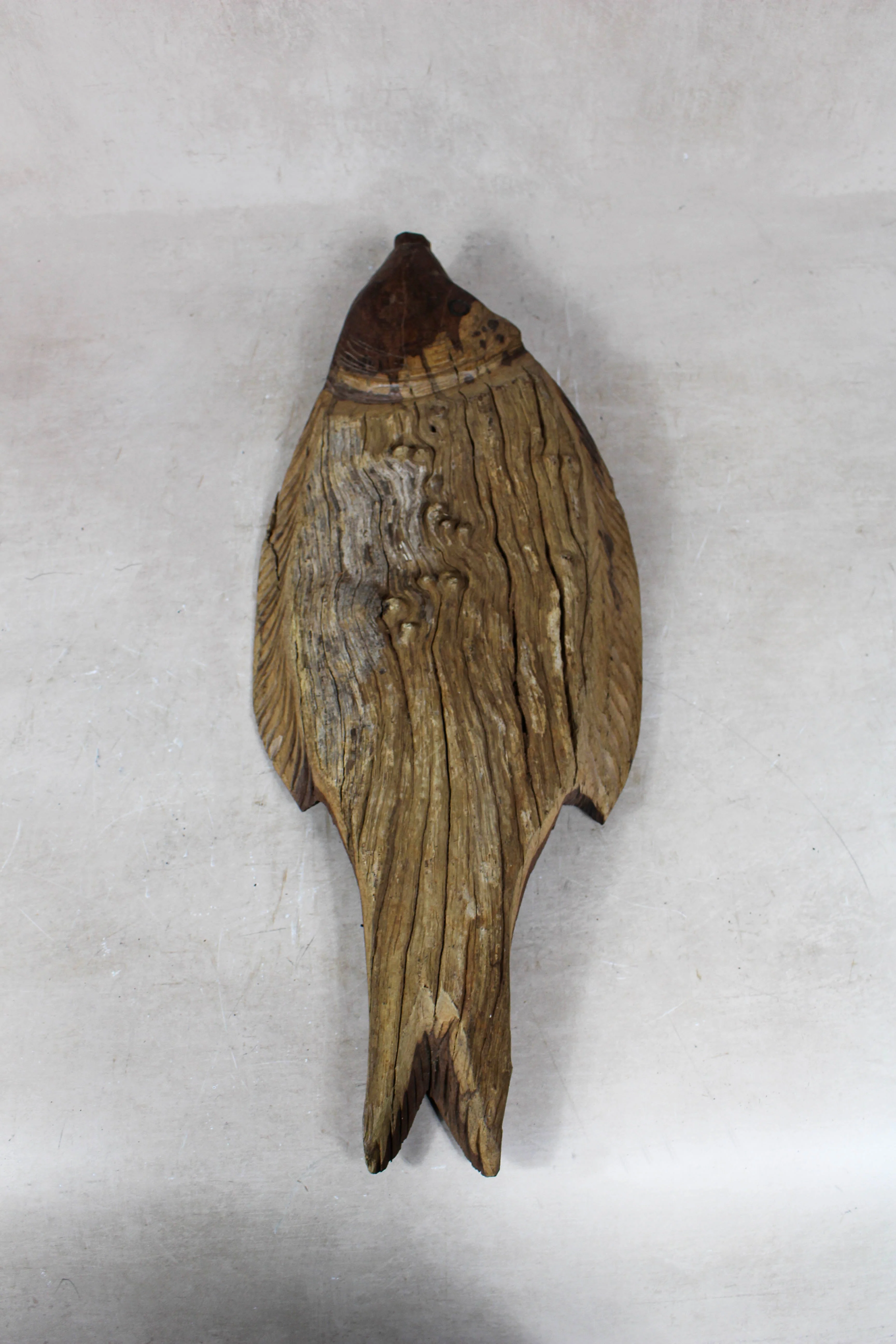 Driftwood Hand Carved Fish - 116.1 - Image 3