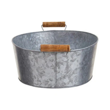 Drummond Large Boat Shape Galvanised Steel Tray - Image 4