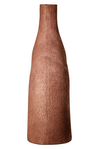 Dunas Large Textured Red Abstract Vase - Image 12