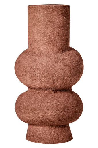 Dunas Large Textured Red Bubble Vase - Image 9