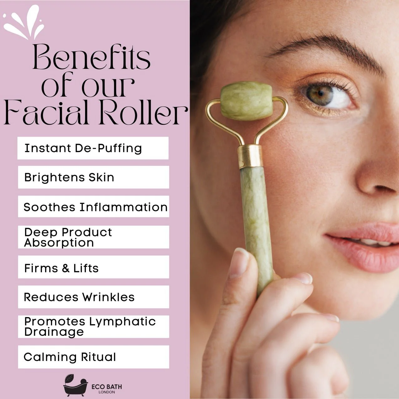 Eco Bath Jade Face Roller - Image 11