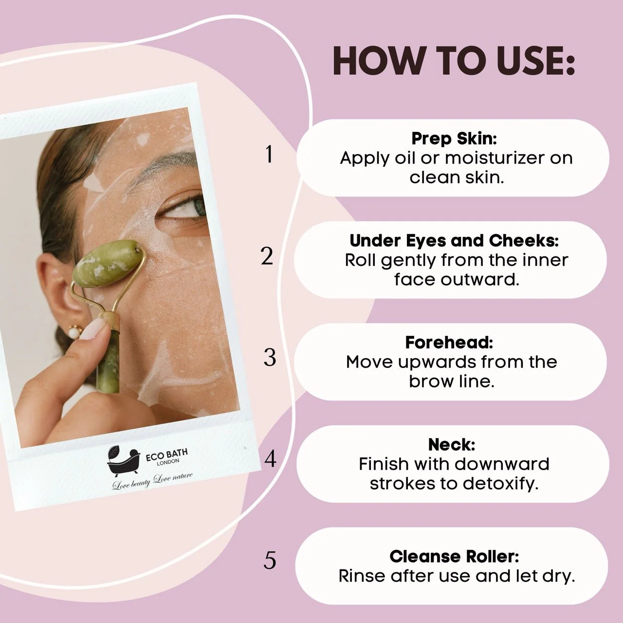 Eco Bath Jade Face Roller - Image 13