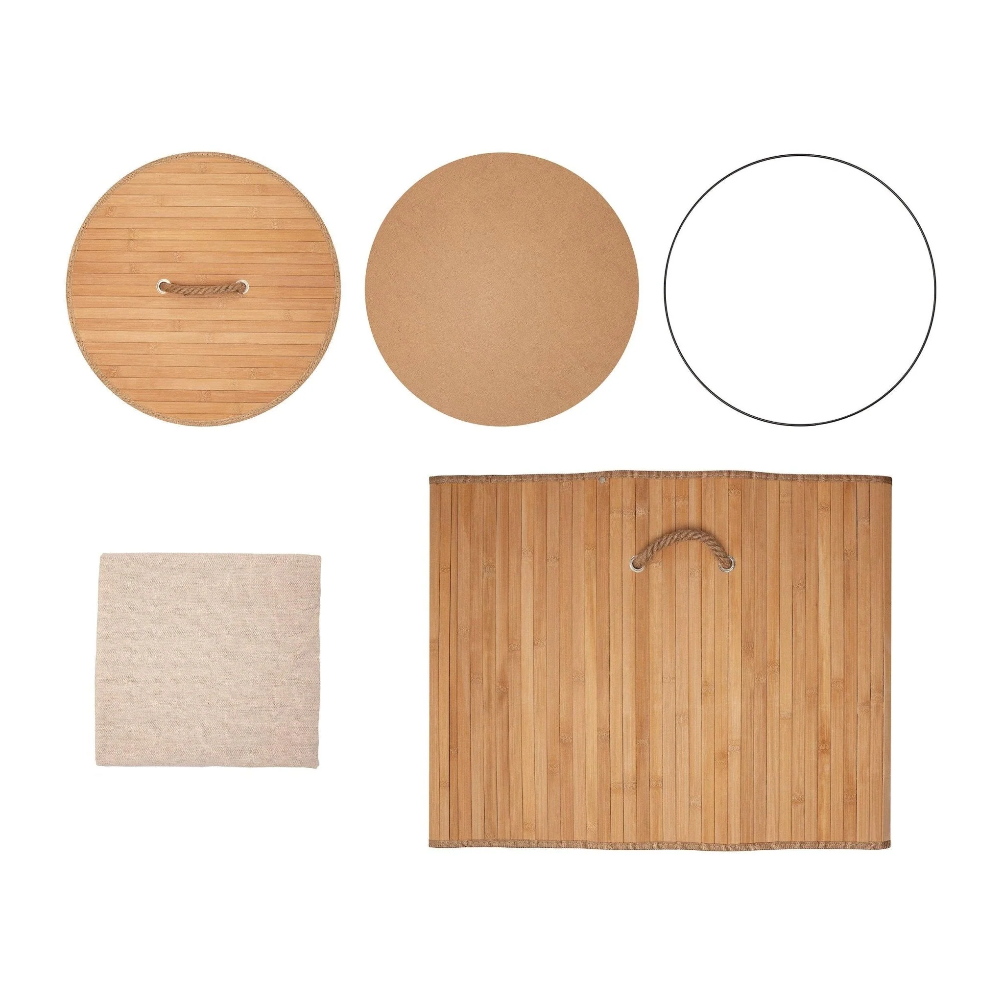 Eco Bath London Bamboo Laundry Basket with Lid and Removable Lining - Image 15