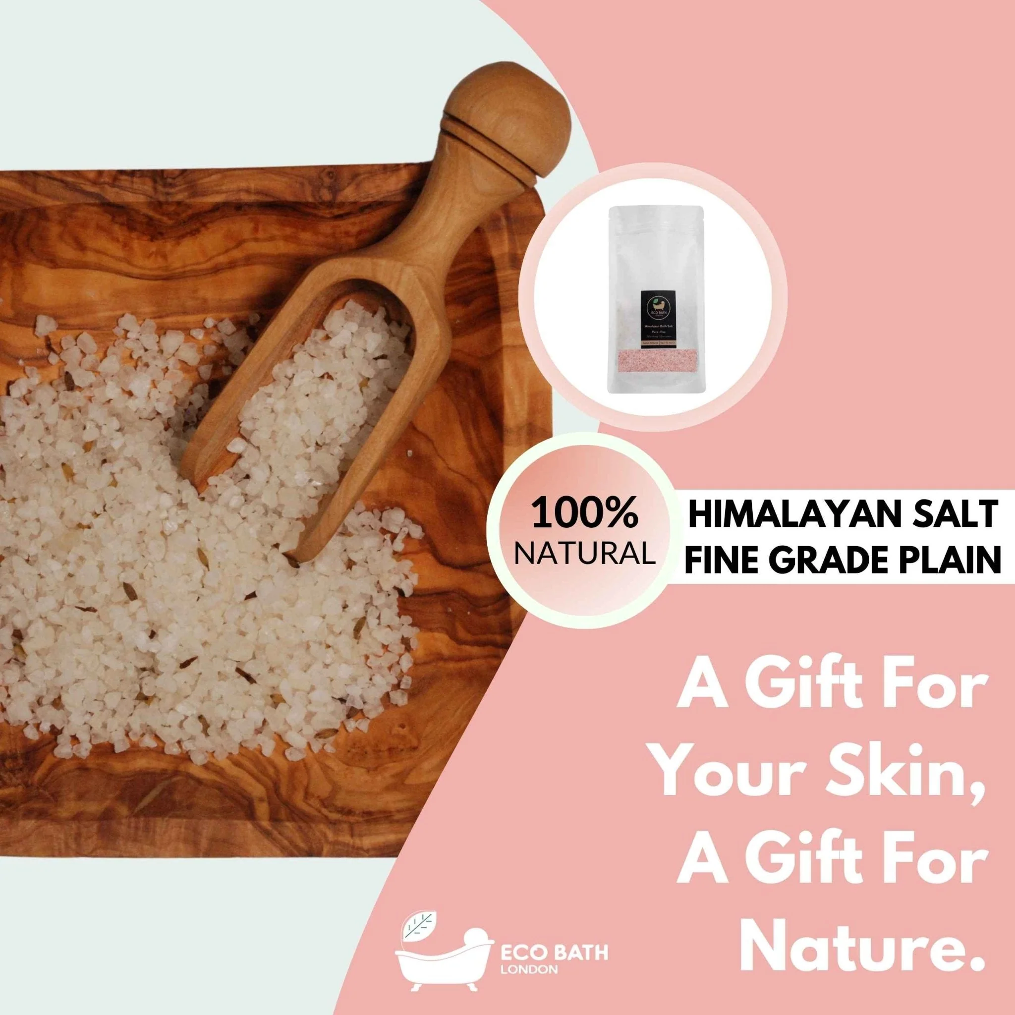 Eco Bath London Himalayan Bath Salt Fine Grade - 1 KG - Image 6