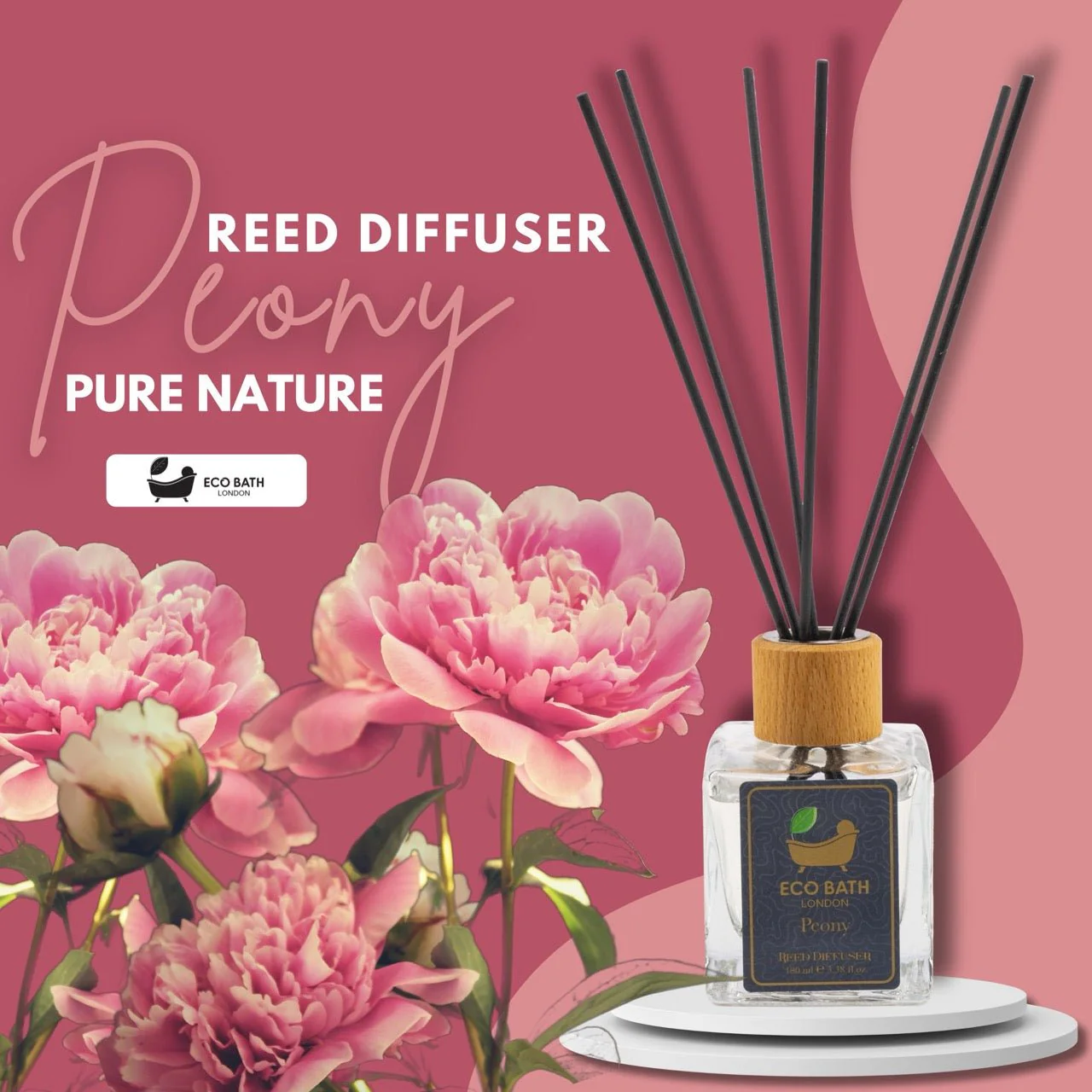 Eco Bath London Reed Diffuser Collection - Luxurious Home Fragrance, Long-Lasting Room Diffusers with Natural Essential Oils, 100ml (3.38 Fl.Oz), Multiple Scents Available - Image 10