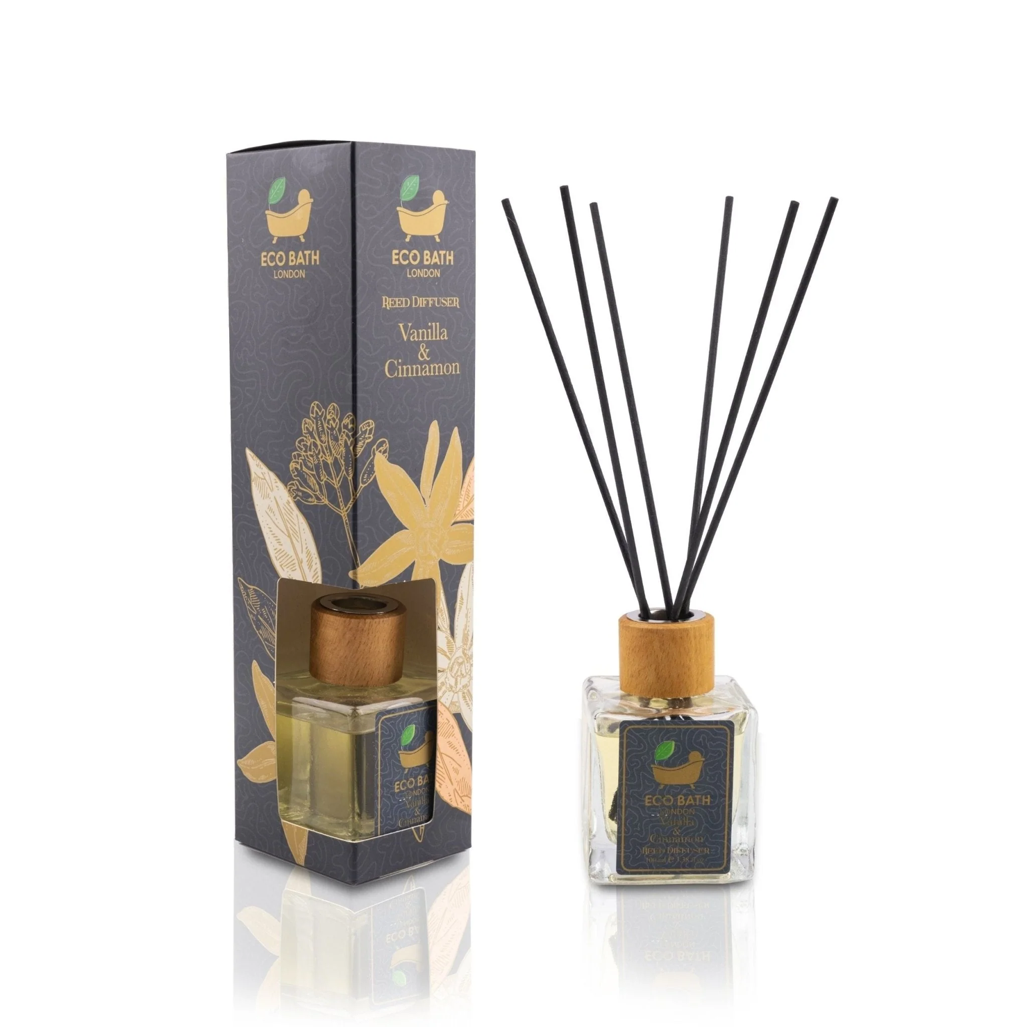 Eco Bath London Reed Diffuser Collection - Luxurious Home Fragrance, Long-Lasting Room Diffusers with Natural Essential Oils, 100ml (3.38 Fl.Oz), Multiple Scents Available - Image 5